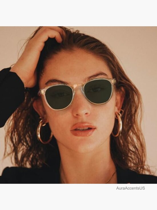 Trendy Retro Acetate Polarized Sunglasses for Women main image 4